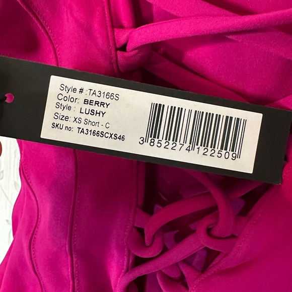 TA3 “Lushy” Sculpting One-Piece Swimsuit Berry Size XS Short (C Cup) – NWT - Picture 10 of 10